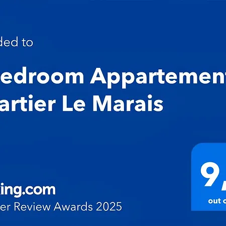 2 Bedroom Quartier Le Marais Free Netflix * Párizs